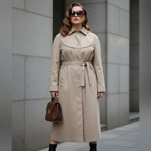 London Fog Elegant Brown Outerwear